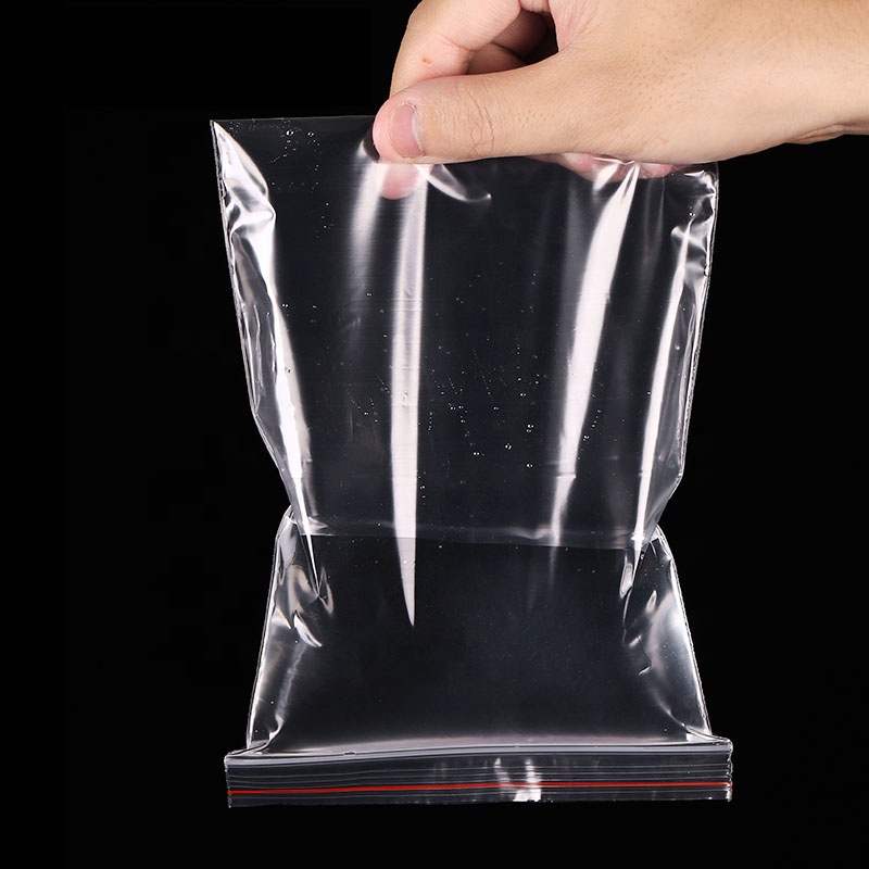 Горячие продажи zip lock PE пластиковые resealable молнии Поли сумки