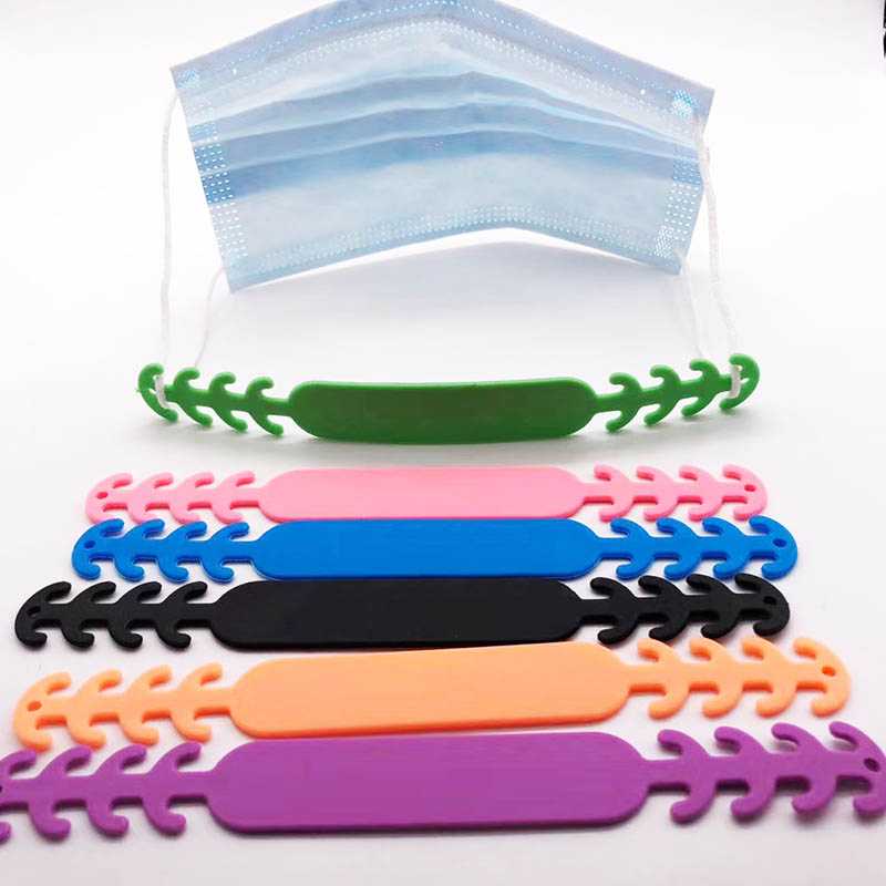 New Universal Silicone Ear Protection Comfortable Ears Saver Straps mask Extension Buckle Hooks