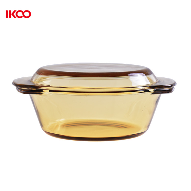 LFGB&FDA approval cookware glass sauce pans cooking pot set
