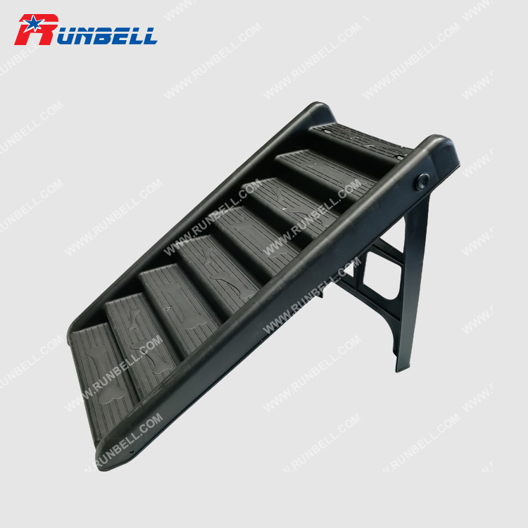 Plastic 3 Steps Foldable Pet Dog Cat Ramp