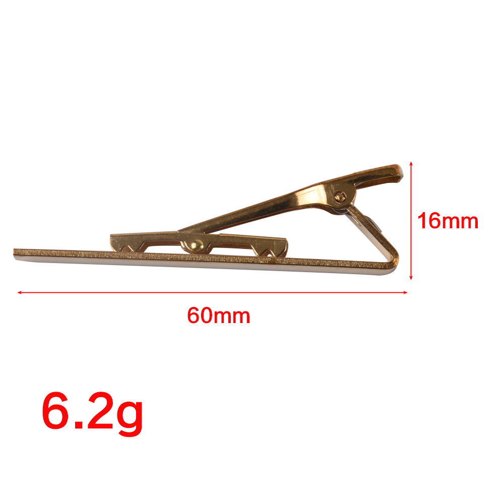 Men's Classic Metal Tie Clip Gold Tie Pin Clips For Men Tie Bar