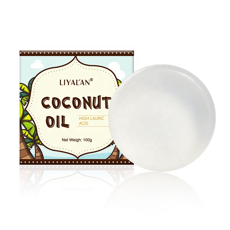 100% pure organic mild moisturize wash face soap handmade coconut soap