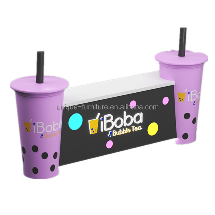 Хороший чайный столик boba, торговый центр, киоск для чая с молоком, стенд для чайной будки для продажи
