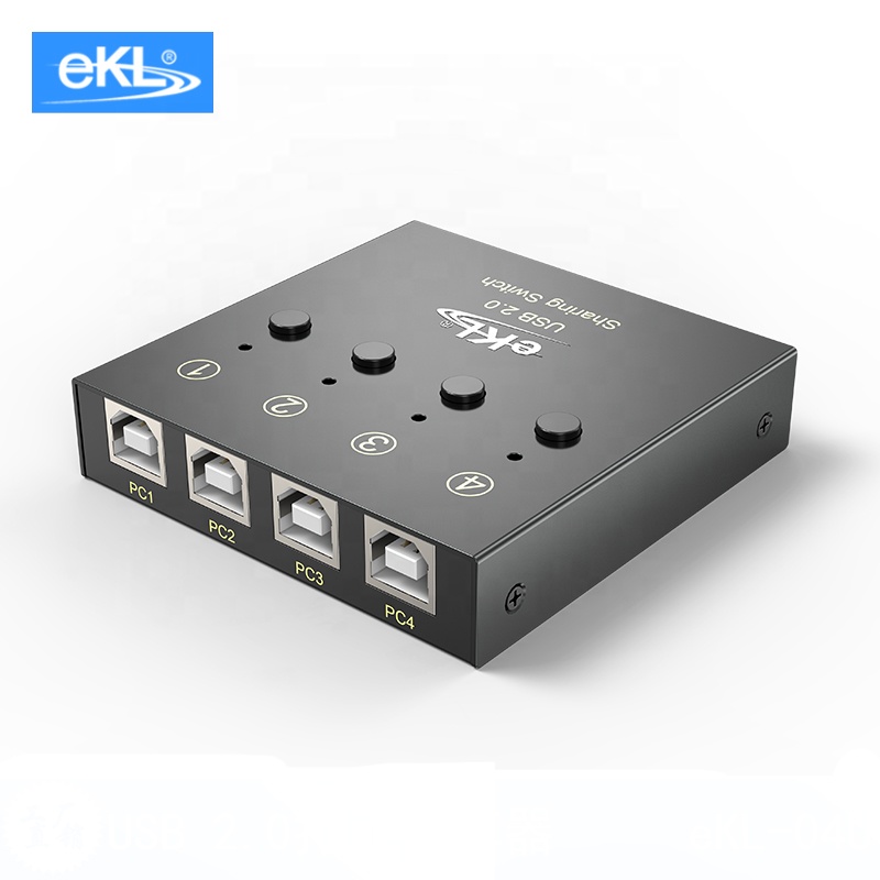 Горячая продажа Фабрика USB принтер обмен 4 порта автоматический 4 в 1/2 переключатель