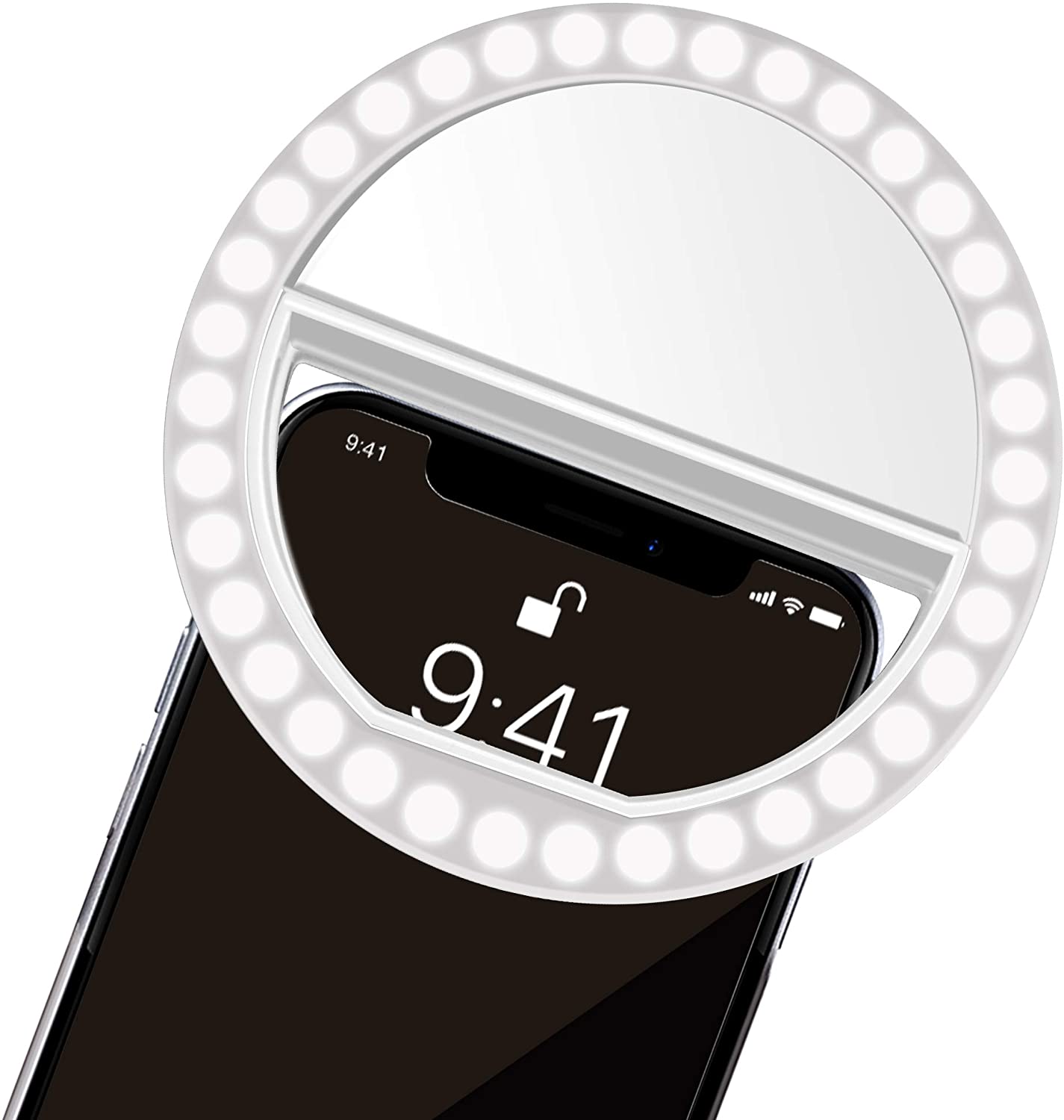 Горячая Распродажа сетевого вещания handy светодиодная вспышка с регулируемой яркостью светодиодный круг селфи красоты мини кольцо заполняющий свет для телефона