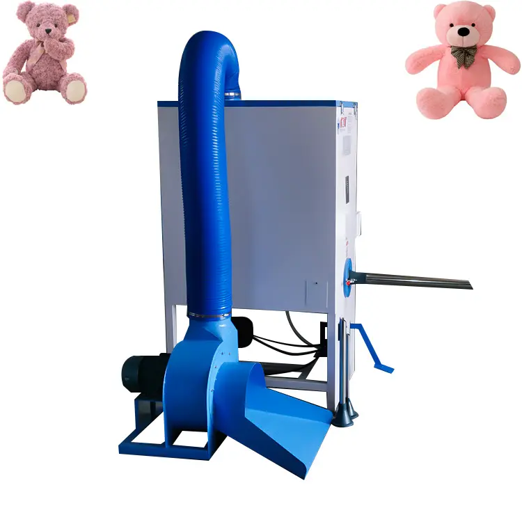 Toy bear cotton filling machine fiber down PP cotton opener filling machine for sale