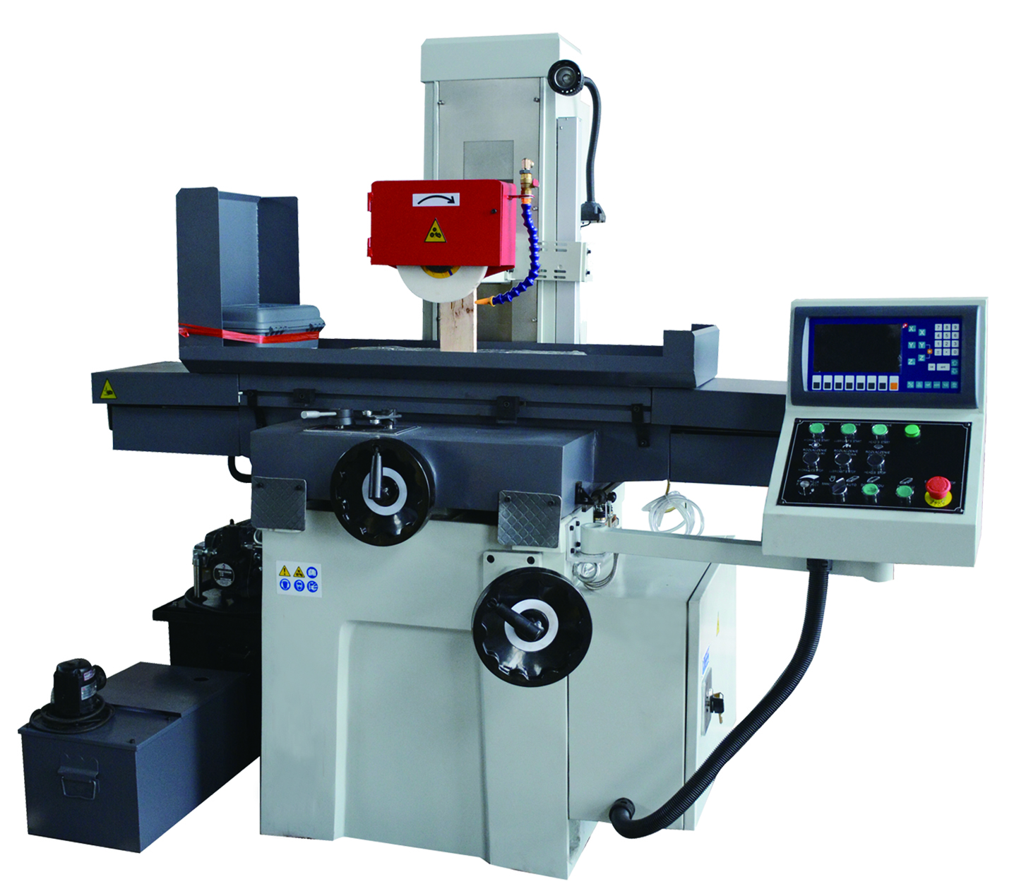 Semi-Auto Hydraulic Surface Grinder M1022AHR Rapid Lifting Horizontal Surface Grinding Machine Saddle Type Table Size 520*250mm