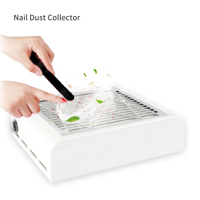 Built In Nail Fan Table Nail Tech Dust Collector Vacuum Strong Max Filter