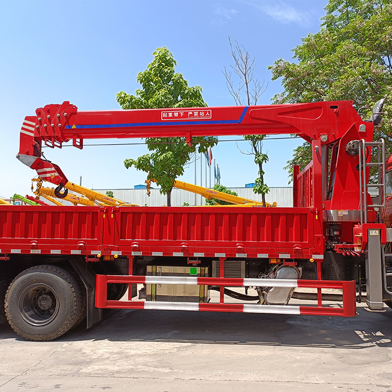 Mini Truck Mounted Crane 5 Ton Hydraulic Straight Arm Telescopic Boom Crane