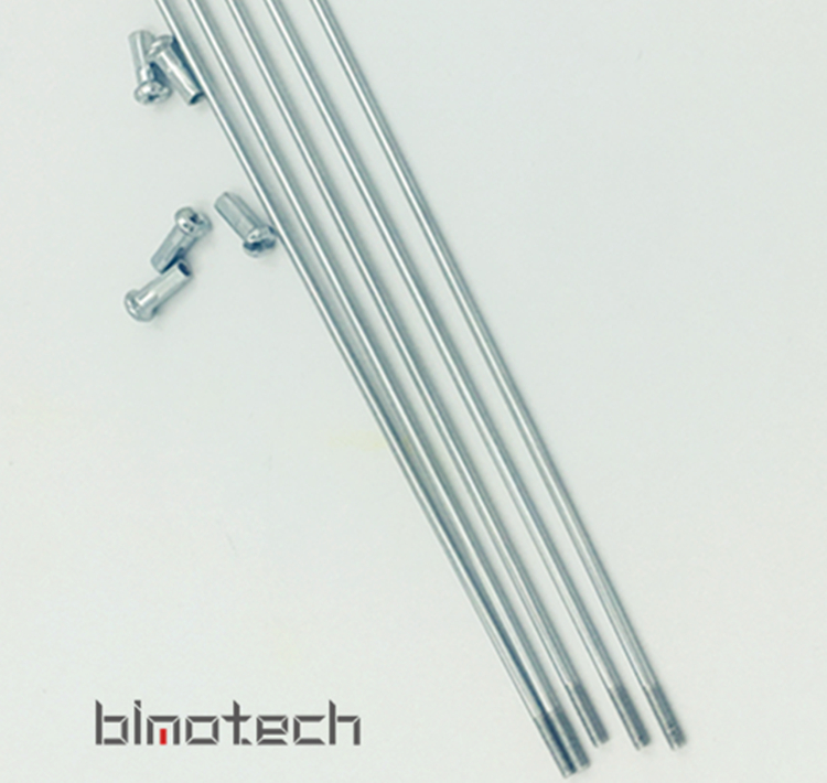 High quality 13G Bicycle Spoke and Nipples 192~306mm Bicycle spokes