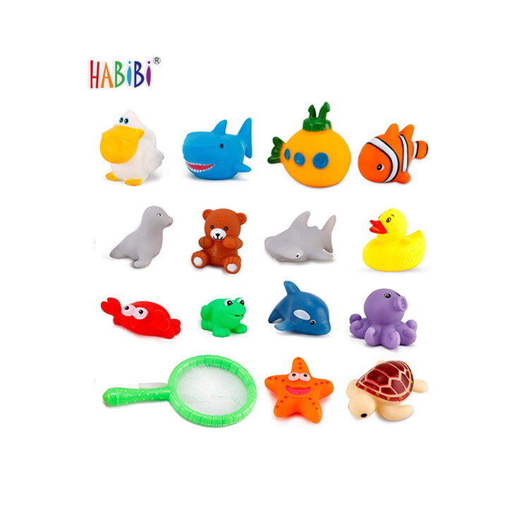 Education Toys Bathtime Fun Learning educational baby bath squirt silicone baby bath toy