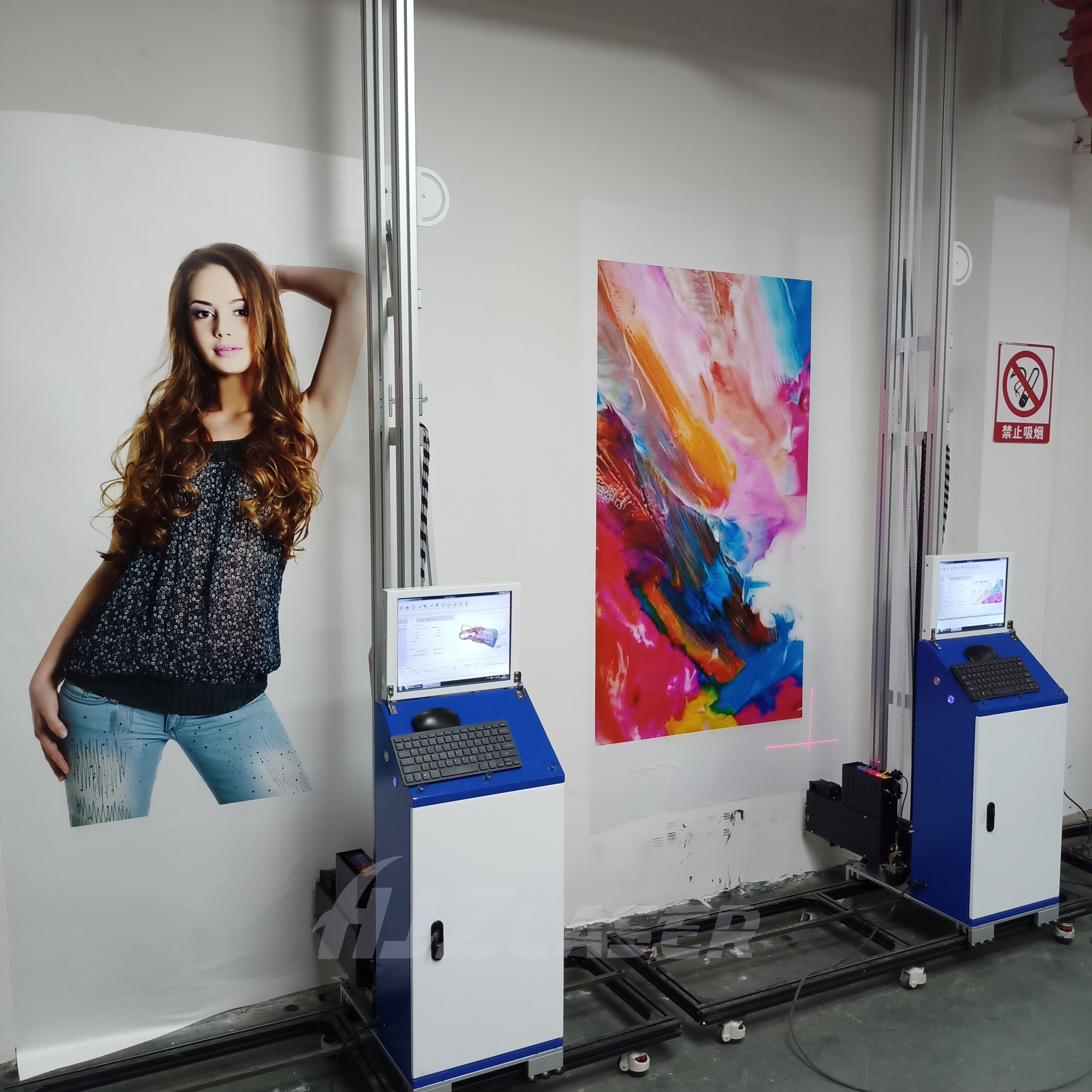 Vescape Wallpen 2 шт. печатающая головка Вертикальная 3D настенная печатная машина