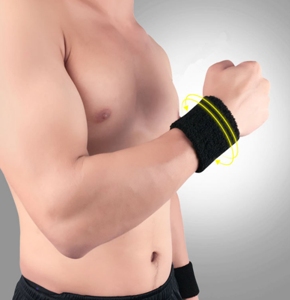 low price Wholesale Sports Wrist band sweat absorption breathable towel wrist support brace
