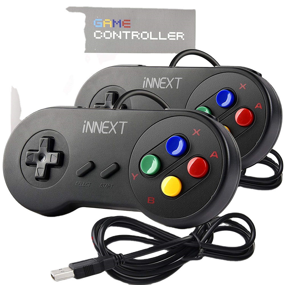 2 шт./лот USB контроллер геймпад 2 шт супер игровой контроллер SNES USB классический геймпад игровой джойстик для ПК MAC игр