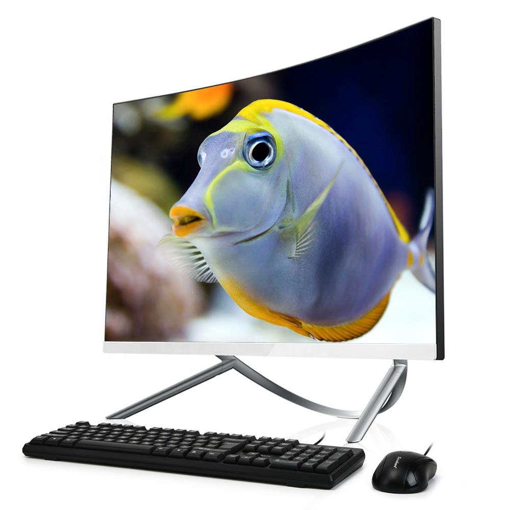 27 дюймов Core I7 gen 4 8 ГБ 512 HD Graphics бизнес-моноблок компьютерах все в одном ПК с сенсорным экраном для офиса