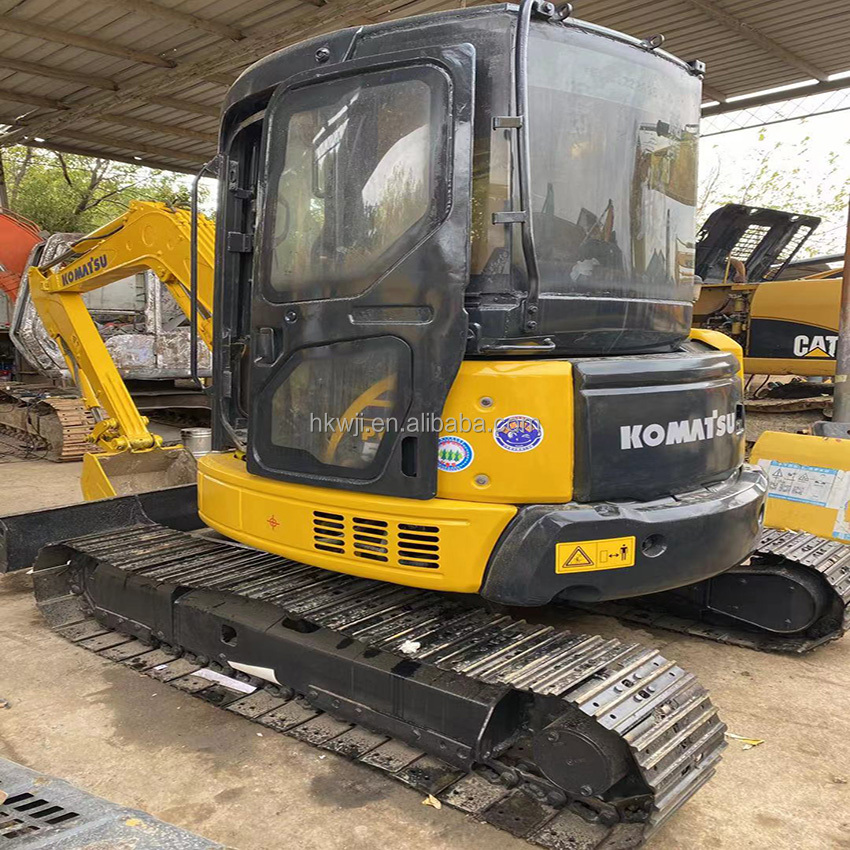 Бывший в употреблении гидравлический гусеничный экскаватор mini komatsu55, бывший в употреблении японский Komatsu55 для продажи