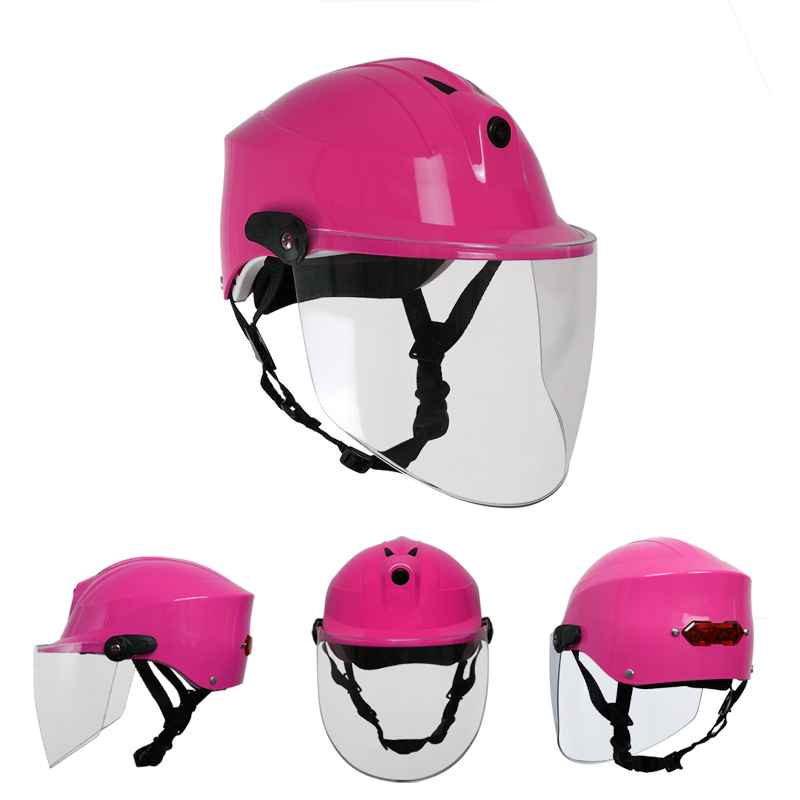 2021 Newly Designed Light Weight Electric Motorcycle Helmet With Action Camera