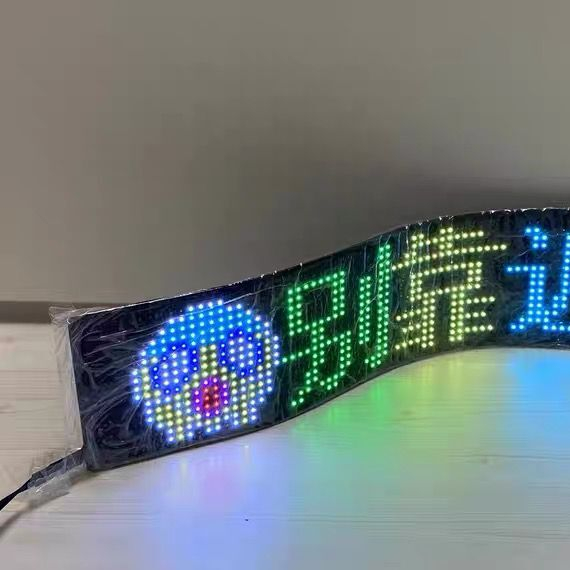 Гибкий светодиодный экран rgb полноцветный светодиодный дисплей высокой четкости