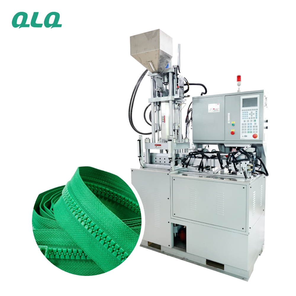Vislon Plastic latest zipper moulding machines teeth pom injection coiling machine fully automatic resin zipper making machine