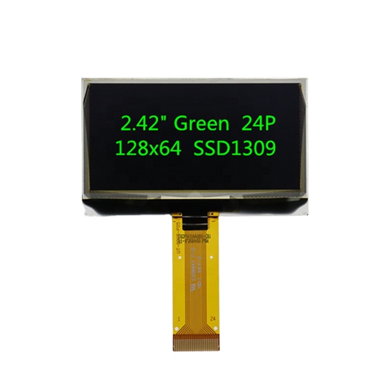 IC ssd1309 2,42 дюймовый OLED-дисплей с интерфейсом SPI I2C зеленый 2,4 oled