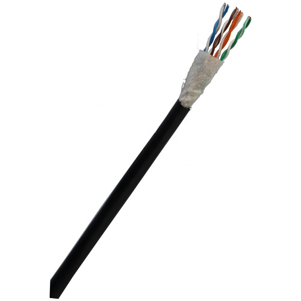 Наружный сетевой кабель cat5E 4X2X24AWG CCA/Cu