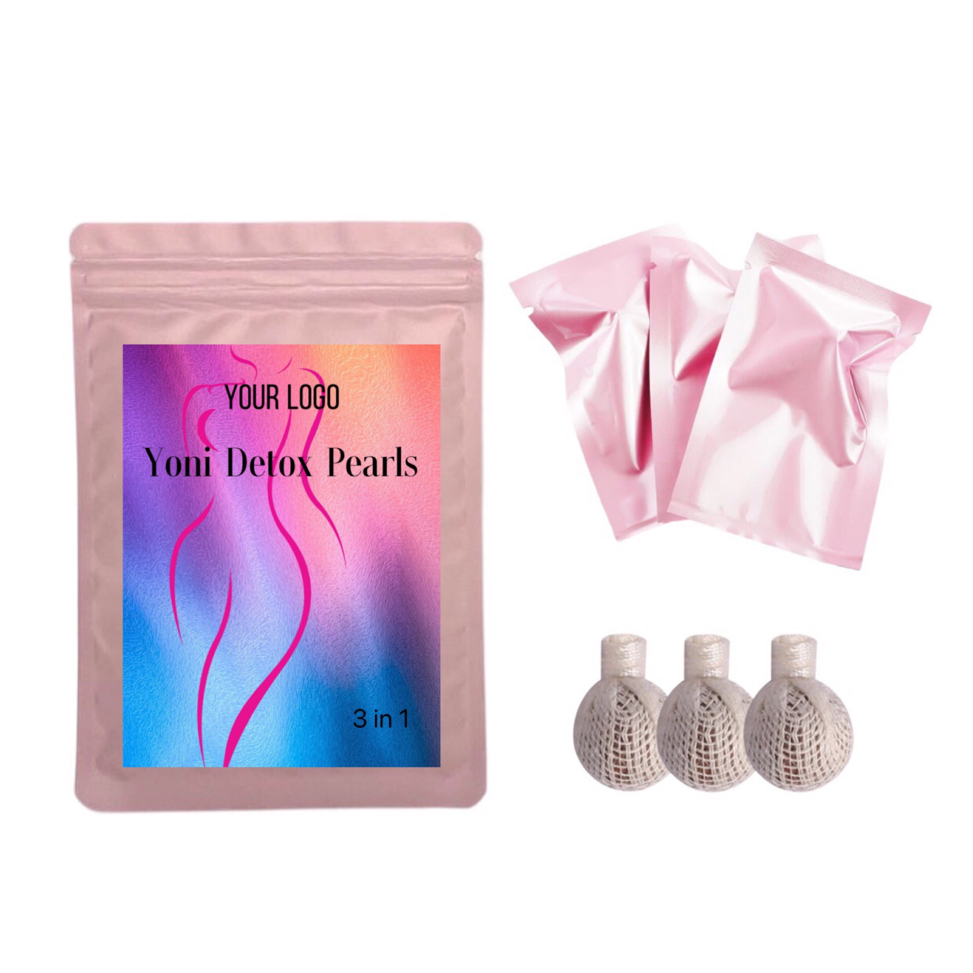 Женский уход за влагалищем yoni detox Pearl, фирменная торговая марка, чистые органические травяные жемчужины yoni