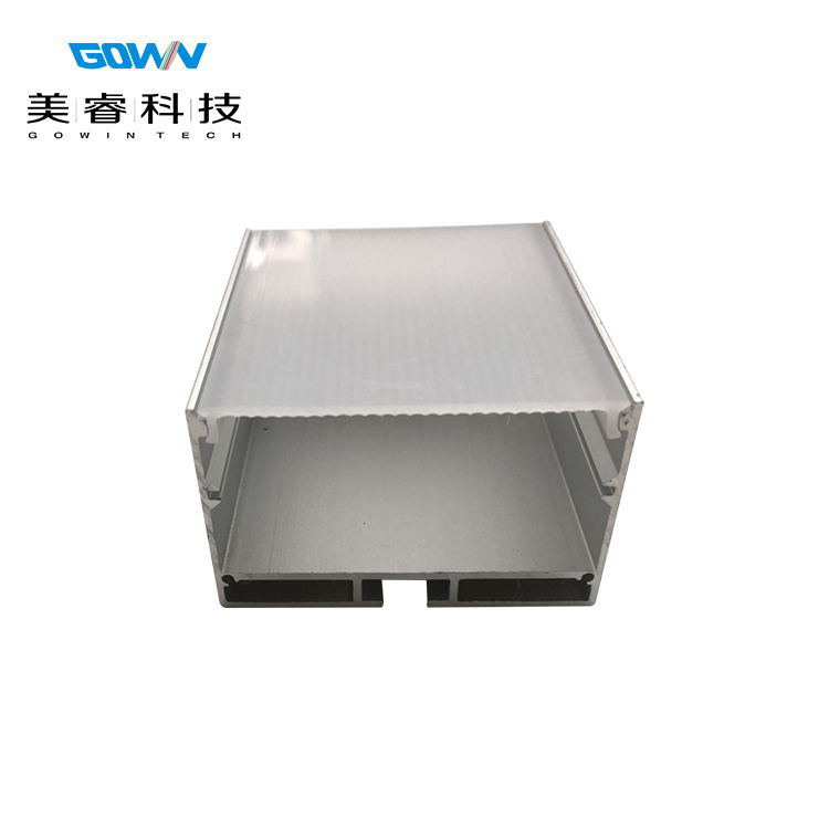 Aluminum LED Strip Light Profile LED Channel Lights with LED Strip Diffuser Cover for LED Linear Lighting