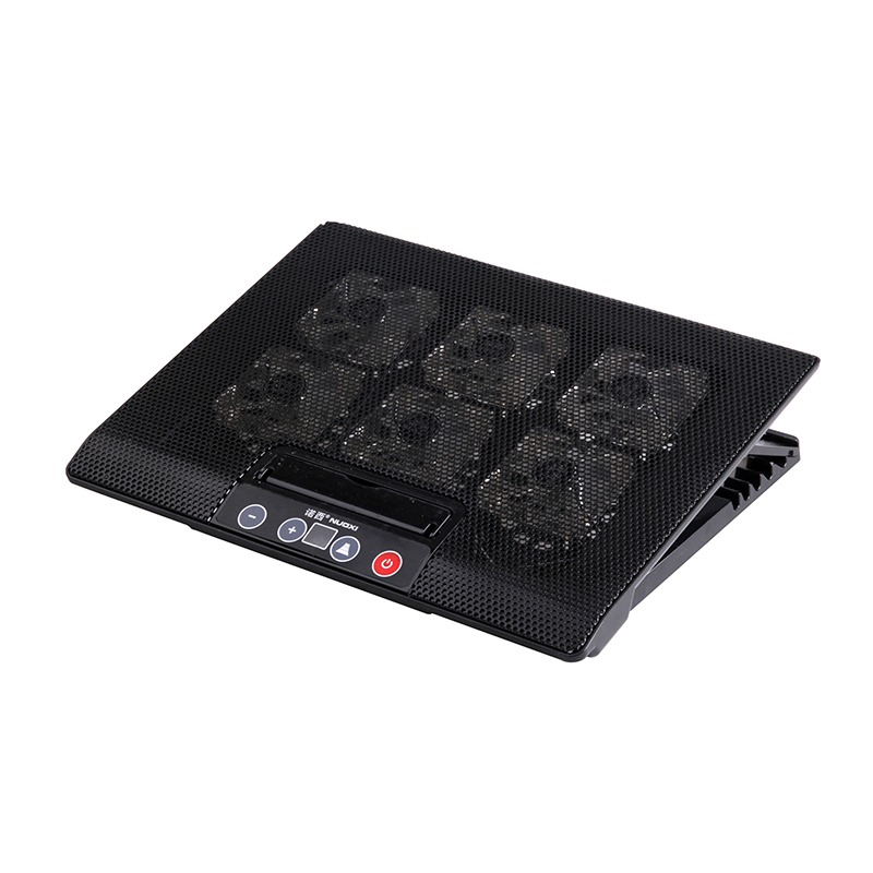 Usb laptop cooling pad height adjustable foldable usb plastic laptop cooler stand dual cooling fan for laptop