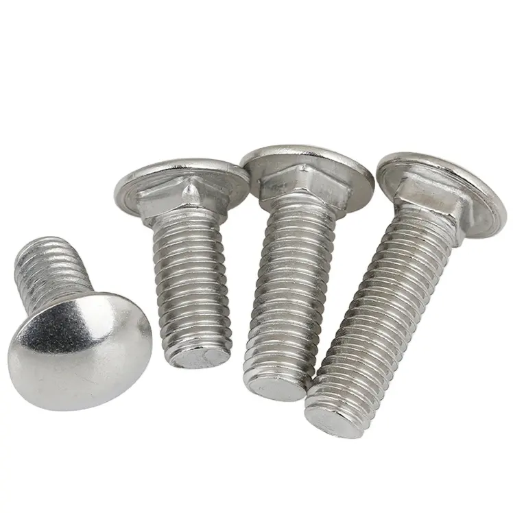 Customized Lock Round Head stainless steel bolts m4 m5 m6 Square Neck Carriage BOLT