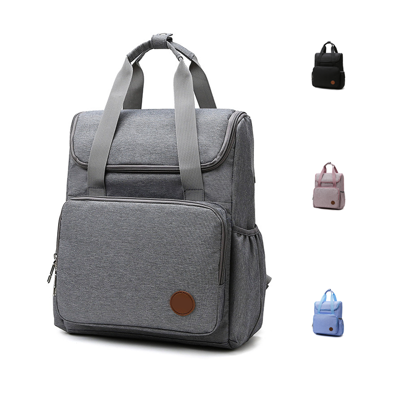 2021 New waterproof multi function storage portable diapers large capacity milk powder mommy bag backpack