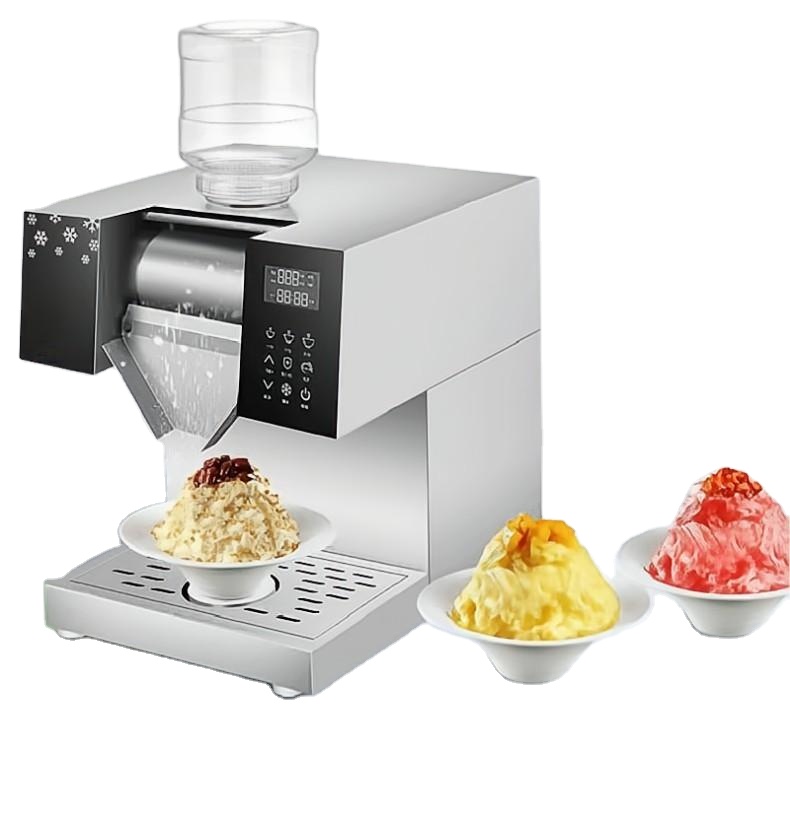 Hot Sale Automatic Flake Ice Shaver Manufacturing Korean Bingsu Ice Milk Snow Shaving Machine With Cheap Price