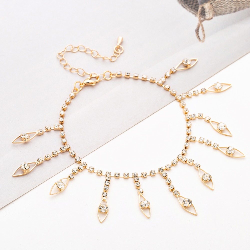 Vintage Bohemia Flower Coin Tassel Anklets Punk Ethnic Antique Gold Silver Color Bracelets for Women Tribal Jewelry