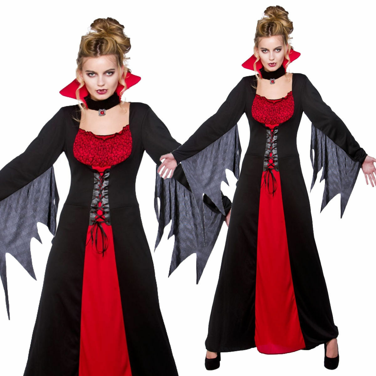 Vampiress женские Хэллоуин нарядное платье женские взрослый костюм вампира наряд