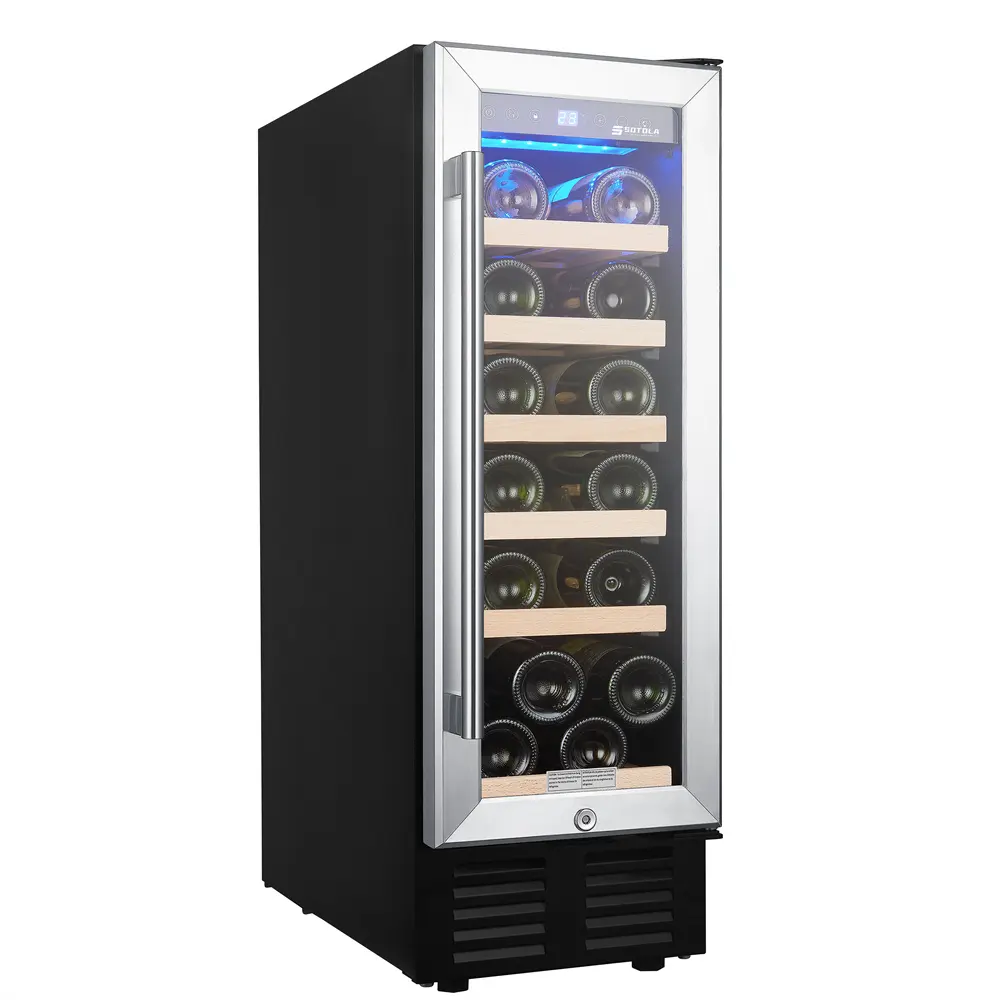 Wine Cooler Refrigerators Wine Fridge 19/28/46 Bottle with Stainless Steel Refrigerator USA STOCK