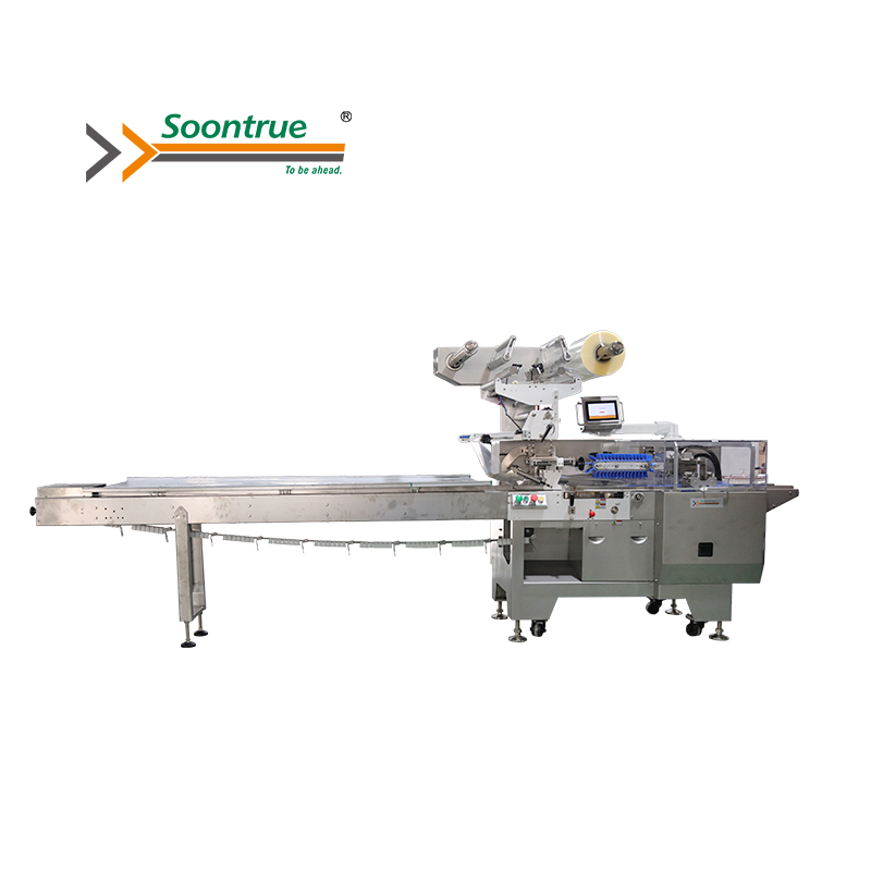 Soontrue SW60 pillow type packing flat bread packaging equipment