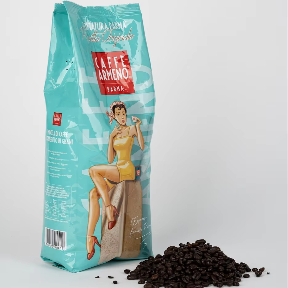 Armeno Caffe Srl Brand Grinded Coffee Blend 70% Robusta 30% Arabica Italian Roast Coffee Beans Wholesale Wholesale For Export