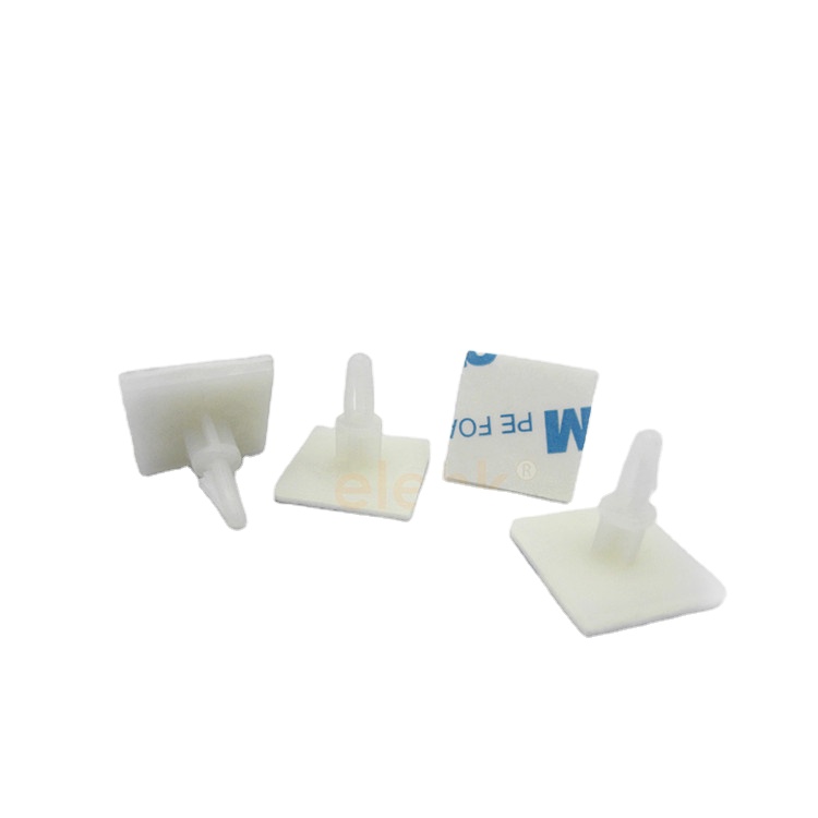 pcb standoff spacer with 3M adhesive 3.5mm locking pcb spacer nylon spu-6 spu plastic pcb 3m self adhesive support nylon spacer