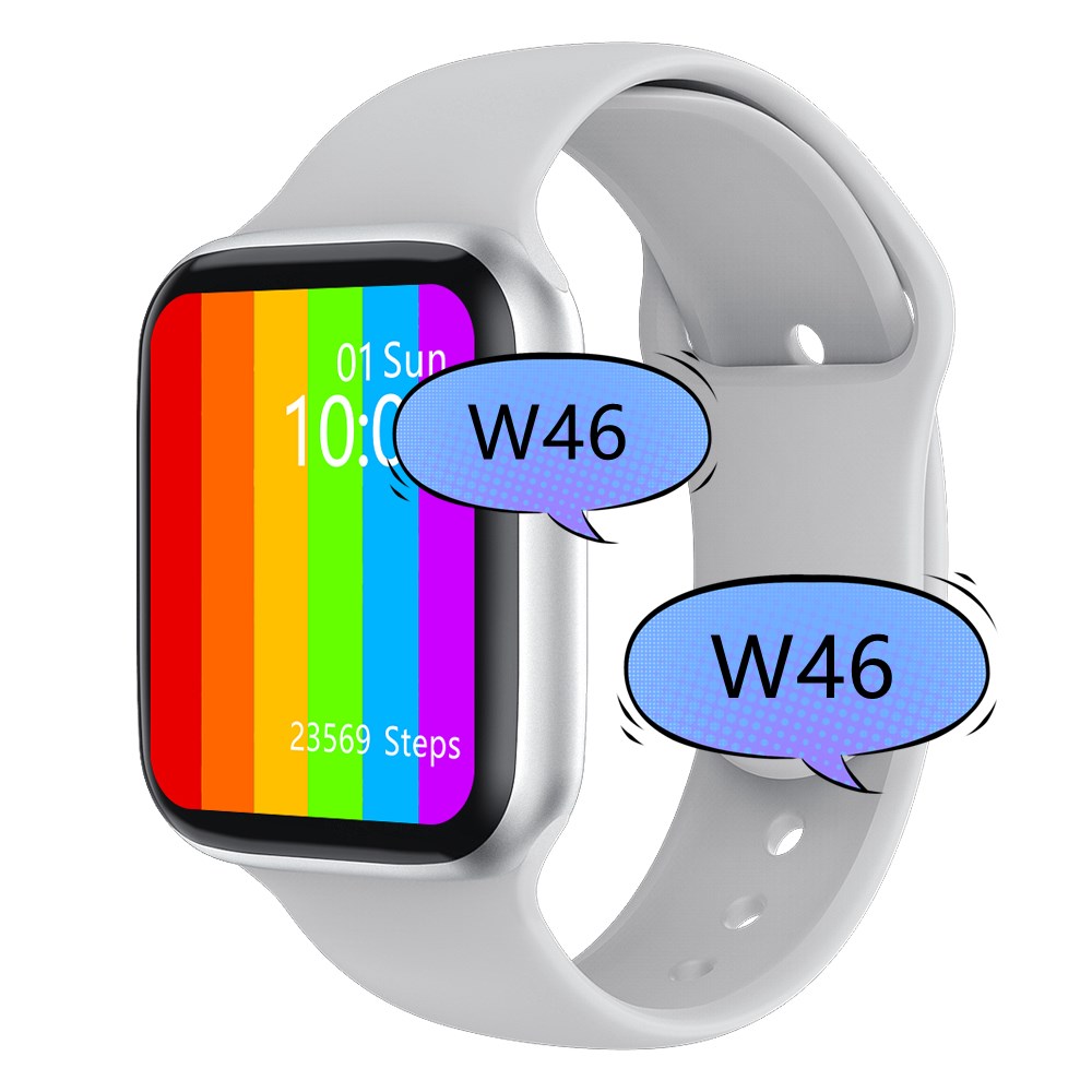 W46 Смарт-часы IP68 Смарт-часы пульсометр ЭКГ монитор наручные 1,75 дюймов полный сенсорный экран Смарт-часы PK W34 W26