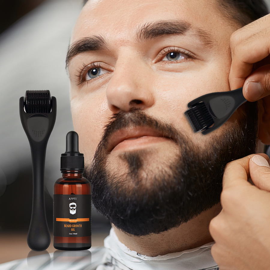 Abeis Factory Best Selling Men's Personal Care Products Organic 100% Beard Growth Oil Beard Oil with Roller