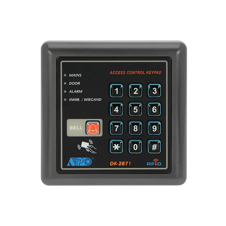 With Card Reader & Door Bell Button Single Output Tri-tech Wifi Access Control Keypad System
