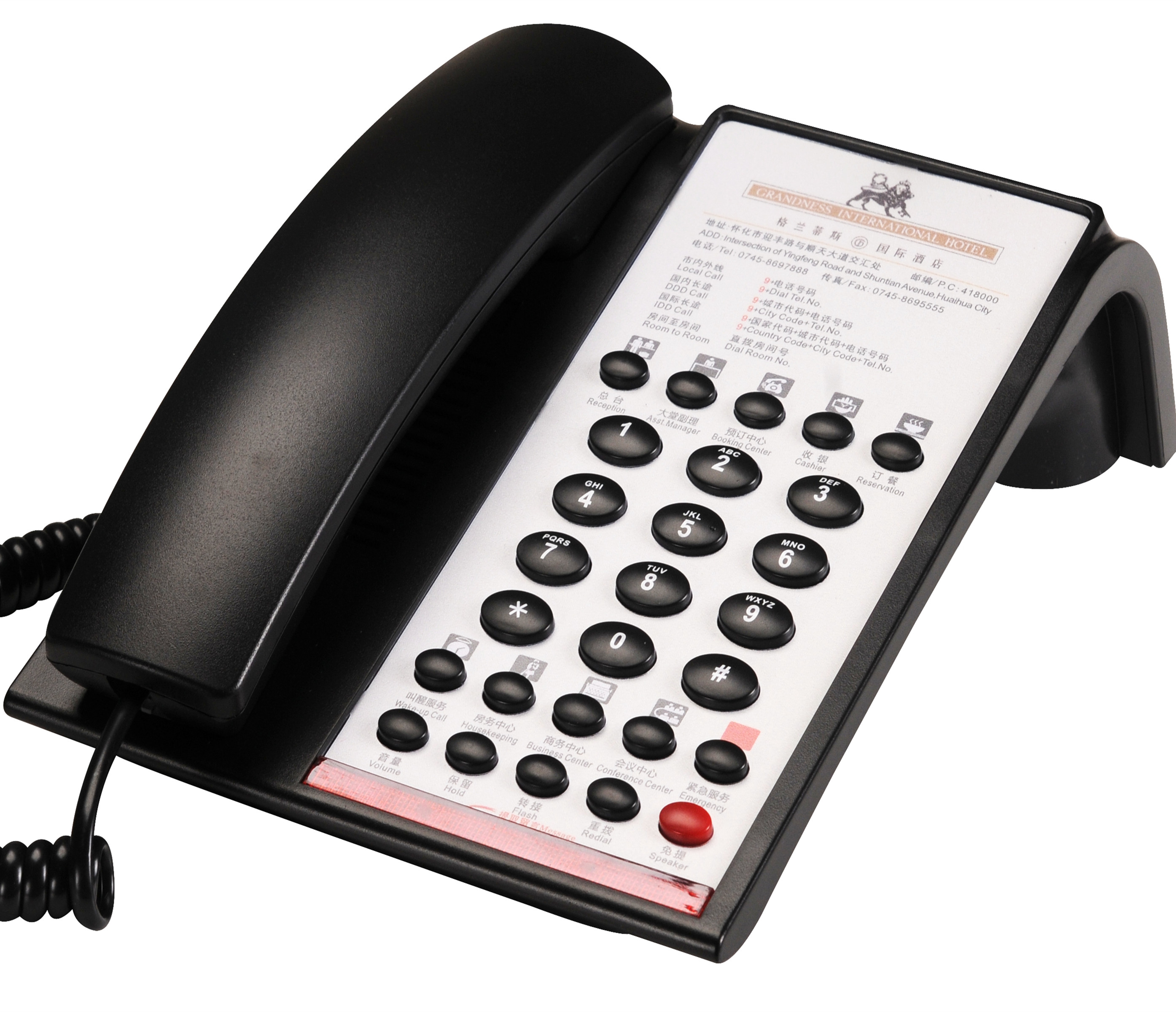 Телефон Sachikoo landline hotel гостевая комната с логотипом по индивидуальному заказу