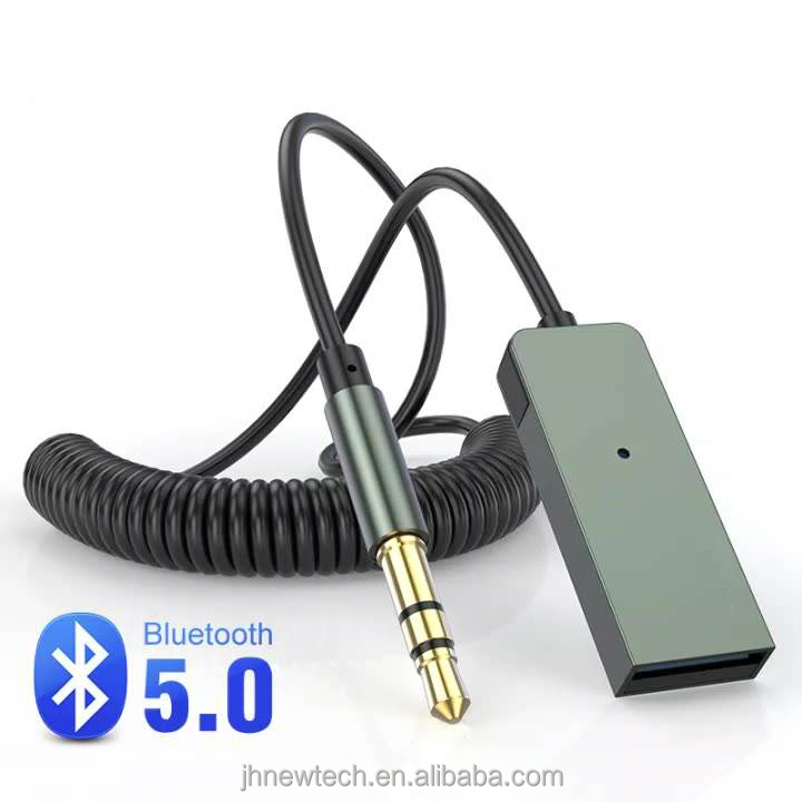 2023 BT 5,0 Aux адаптер Dongle USB к разъему 3,5 мм автомобильный аудио Aux синий зуб гарнитура автомобильный комплект Wilress приемник для автомобильного аудио