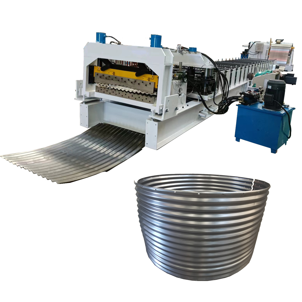 grain storage silo sheet roll forming machine water tank corrugated sheet roll forming machine
