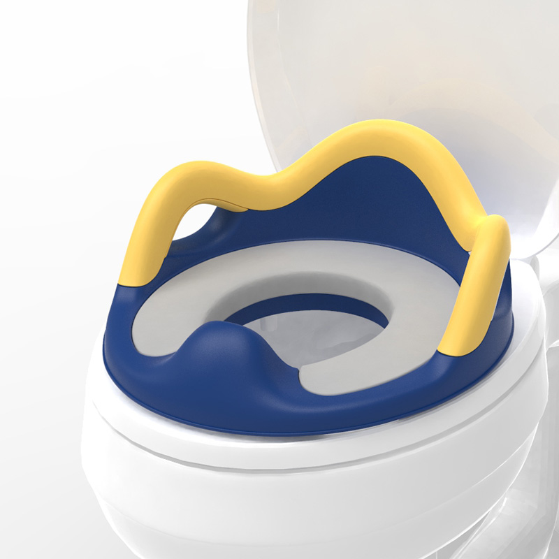Soft Cushion Plastic Handle Portable Baby Potty Toilet Seat Training