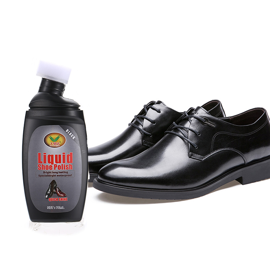 Губка-аппликатор для полировки обуви black shoe oil liquid