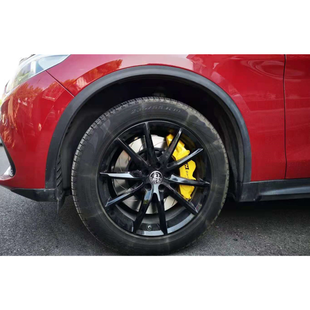 E-BRAKE 4 Piston Caliper 355x32mm BIG BRAKE KIT 6 Piston Caliper For ALFA ROMEO GUILIA 2015-2019 19Inch Wheel