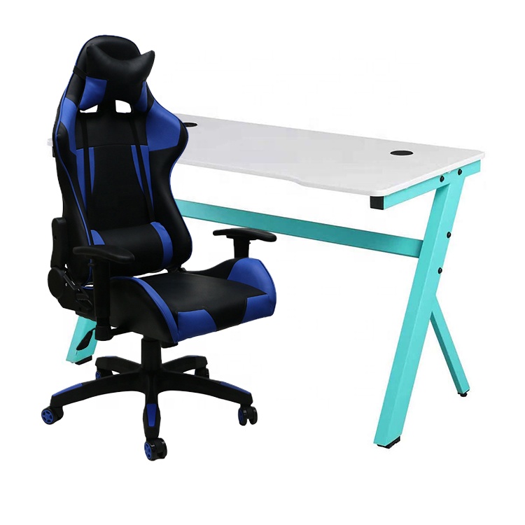 Wholesale pc gaming computer desk pc gaming table z shape leg laptop table for gaming