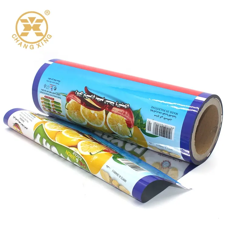 Crunchy Corn Chip Tacos Metallized Packaging Film BOPP Biscuit Packaging Roll Food Packaging Films