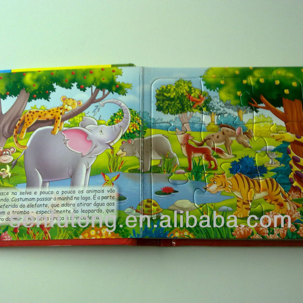 Мультфильм Бумажная книга-головоломка