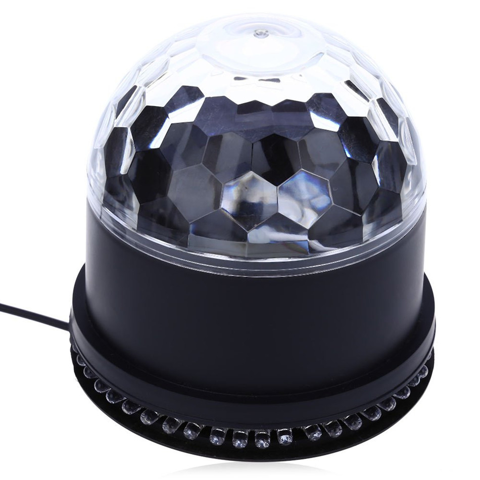 2 in 1 LED Crystal Ball Light Sunflower Stage Effects Auto Sound Night Club Lighting